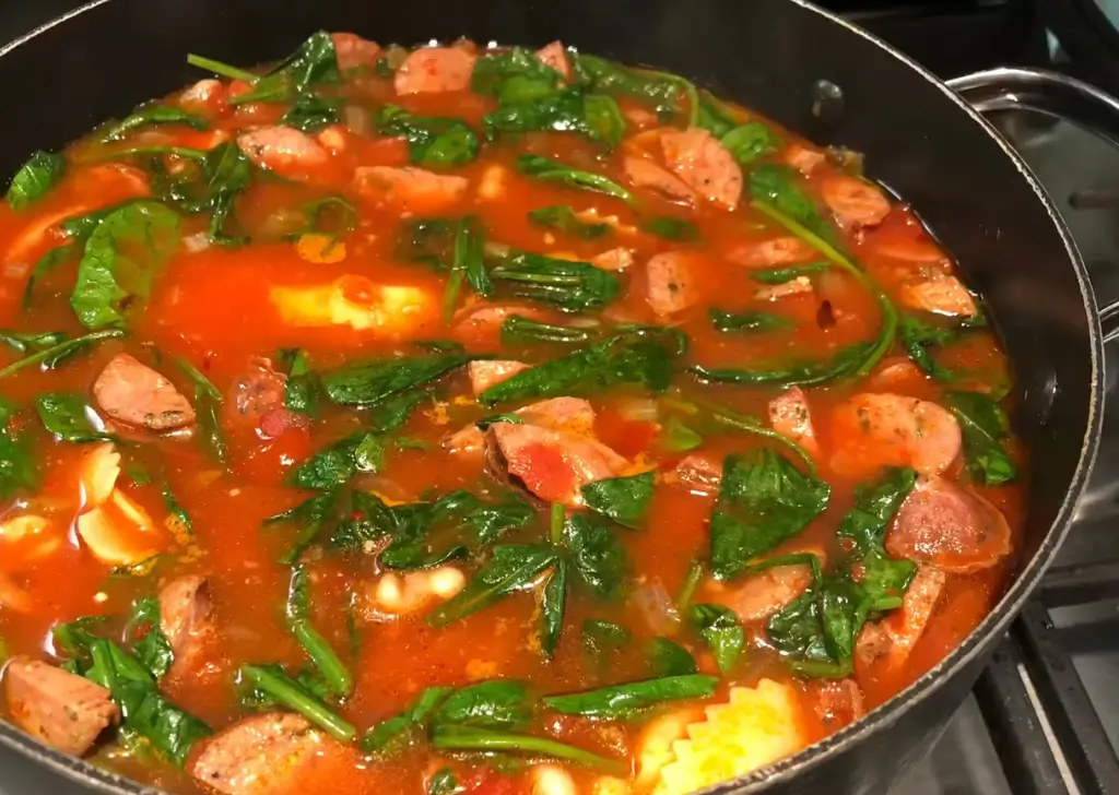Creamy Tuscan Tortellini Soup Recipe: Classic Italian Comfort 2 Italian tortellini soup