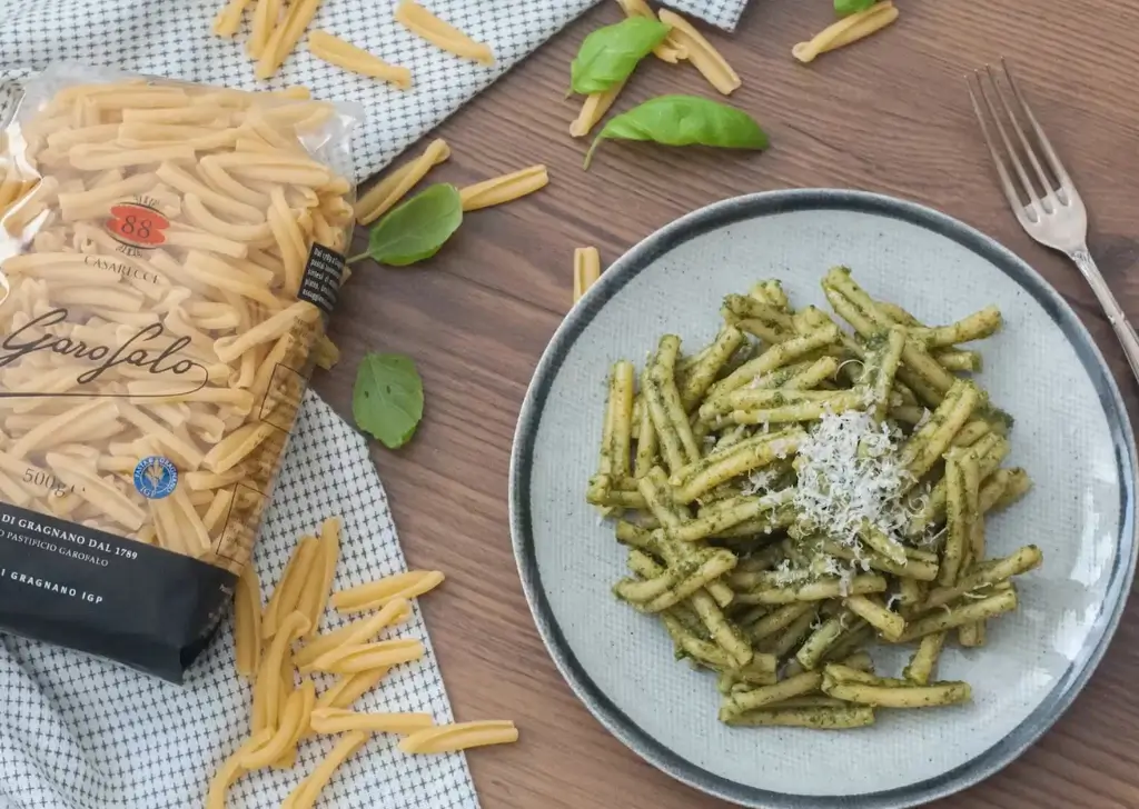 Pesto Casarecce 4 how to make Pesto casarecce