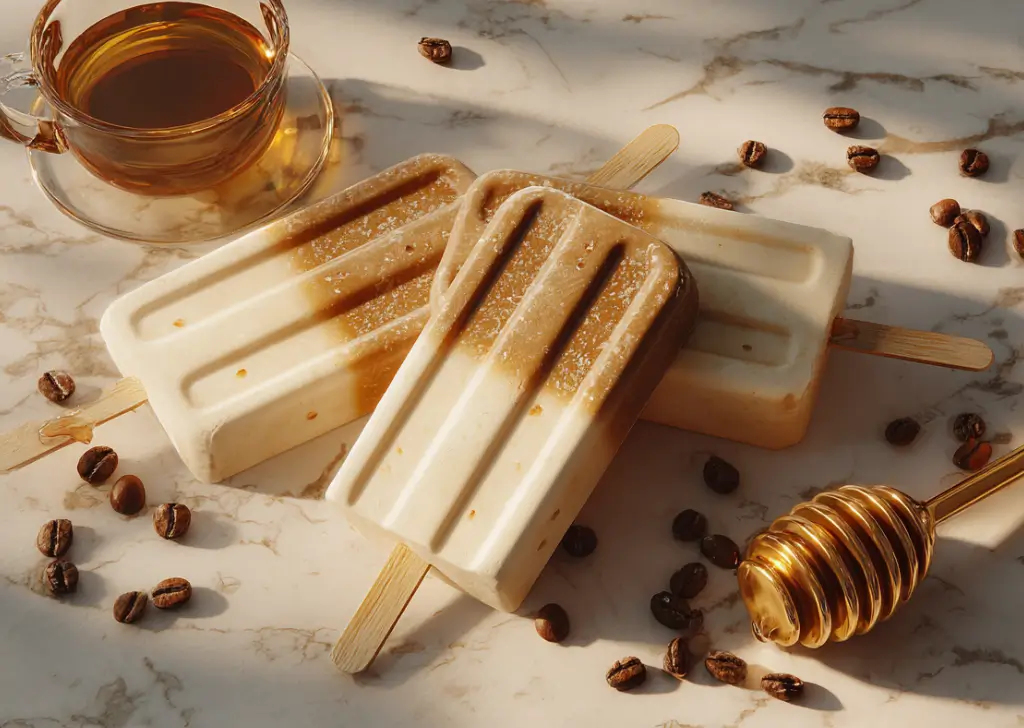 Honey Latte Popsicles Recipe with Creative Variations and Serving Tips 4 natural sweetener popsicles