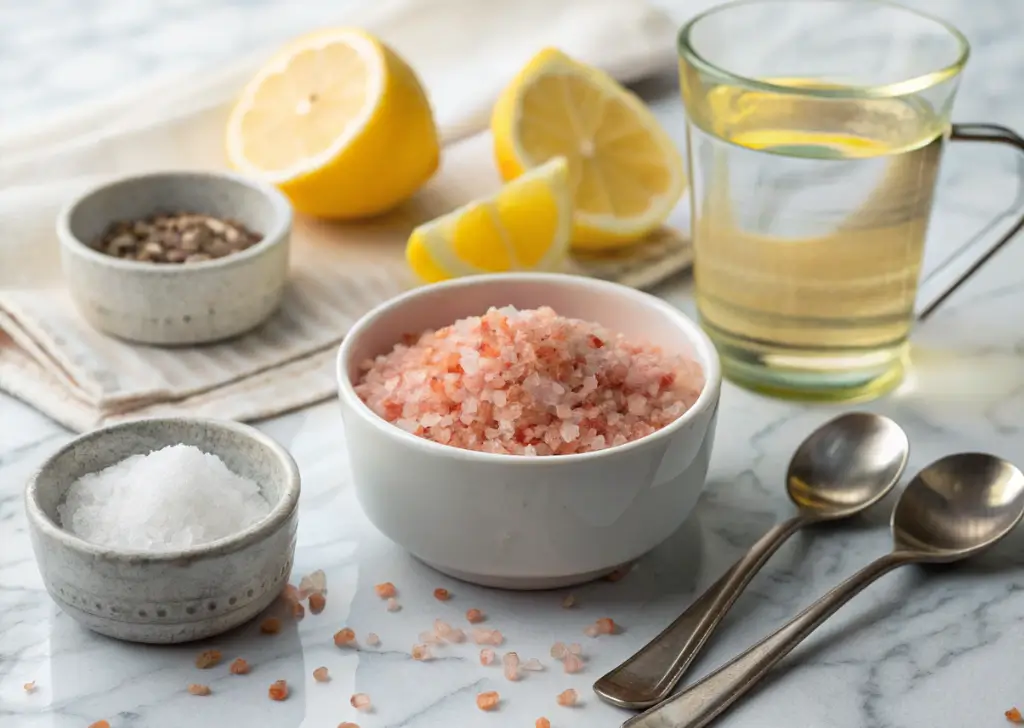Pink Salt with Lemon Recipe: Benefits, Morning Ritual & How to Make It 6 pink salt lemon water